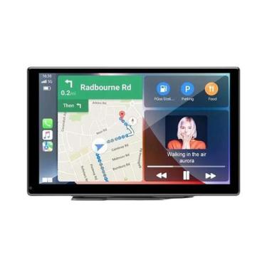 Imagem de Câmera Veicular 9 Polegadas 4K Srnubi Gravação Dupla Wireless CarPlay 