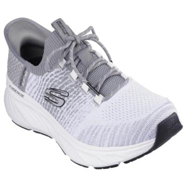 Imagem de Skechers Tênis masculino Edgeride Raygo Hands Free Slip-in, Branco/Cinza, 43