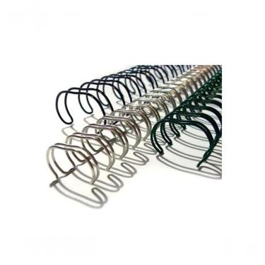 Imagem de Caixa Espiral Garra Duplo Anel Wire-o 3x1 Carta 9-16 110 Fls Cores Espirais Bronze