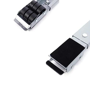 Imagem de AYNEFY Rolo para Aparelhos Pesados, Base Móvel de Metal para Máquina de Lavar Roupa de Tambor e Geladeira, Transferência de Peso Sem Esforço, Freio Estável para Uso Doméstico (#52)