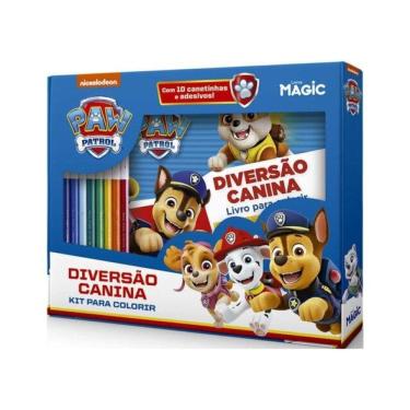 Imagem de Patrulha Canina - Diversão Canina Kit Para Colorir