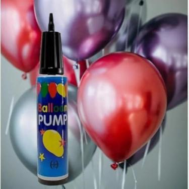 Imagem de Bomba De Ar Mini Manual Para Encher Balao Bexiga Inflaveis