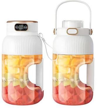 Imagem de Garrafa Portátil 2 Em 1 Modelo N88 P/ Suco E Vitaminas - Master