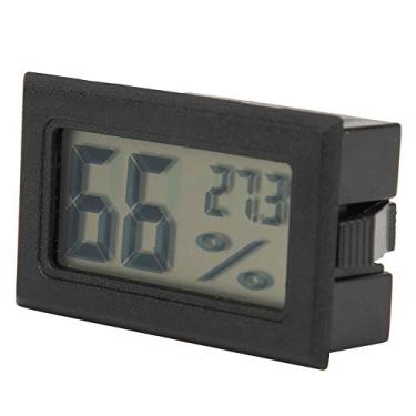 Imagem de Hyuduo Exibição Eletrônica de Alta Precisão Digital Mini Ministro de Temperatura de Umidade LCD Com Material Plástico para Uso Externo Interno Doméstico Uso