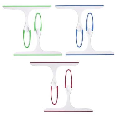 Imagem de 6 peças de rodo de chuveiro para portas de vidro, rodo de banheiro para limpeza, limpeza de janelas pequenos rodos para portas de chuveiro, banheiro, janela, vidro de carro