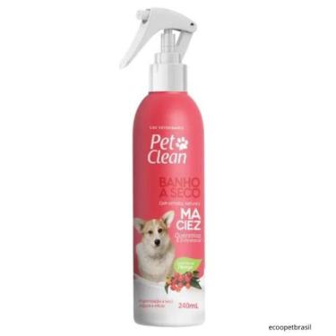 Imagem de Banho a Seco Ultra Cheiroso Pet Clean 240mL para Cachorro e Gatos, Mac