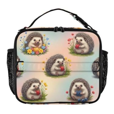 Imagem de Joisal Lancheira fofa de cor macia para mulheres, meninas, lancheira masculina e infantil, lancheira para trabalho, bolsa térmica portátil para alimentos isolada para escola