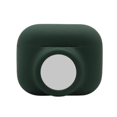 Imagem de Dpofirs Capa de Fone de Ouvido 2 Em 1, Capa Protetora de Silicone Preto Lavável Resistente a Choques Com Cobertura Total para Fones de Ouvido Pro, Com Espaço Dedicado para Localizador (type5)