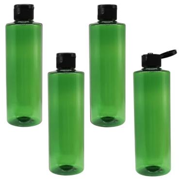 Imagem de Murtenze Garrafas de viagem com tampa flip, recipientes de viagem de plástico recarregáveis sem BPA para cosméticos, xampu, loções, óleos, Verde