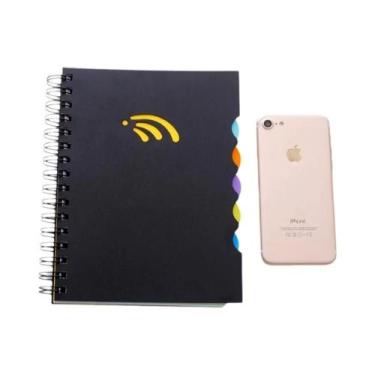 Imagem de Caderno Espiral Colorido A4 A5 A6 B5 145 Folhas Papel Com Linhas Horiz