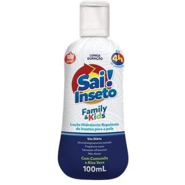 Imagem de Repelente sai inseto loção family & kids 4h  100ml - Sai! Inseto