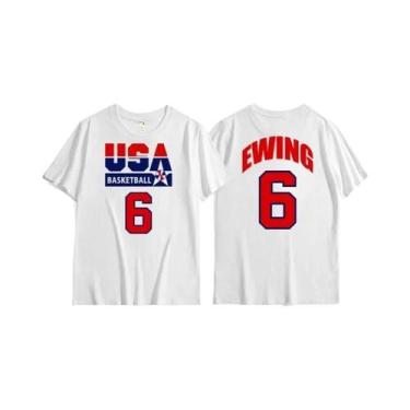 Imagem de Camiseta Masculina Oversize Vintage Dream Team 1992 Basquete Casual Al