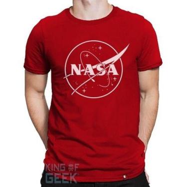 Imagem de Camiseta Nasa Logo Camisa Nerd Astronomia Tecnologia Geek - KING OF GE