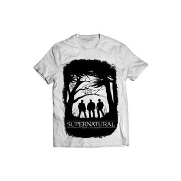 Imagem de Camiseta Feminina Supernatural Série Winchester - Ultrav Store, Branco