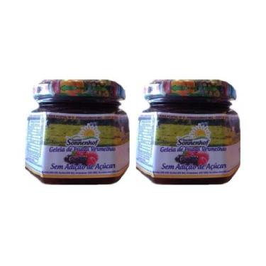 Imagem de Kit com 2 Potes de Geleia Diet De Frutas Vermelhas 200g - Fazenda Sonn