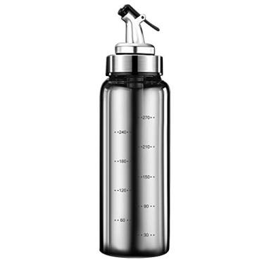 Imagem de Garrafas de Despacho Óleo Garrafa Vidro Azeite Oliva e Vinagre Cruet Carafe Decantador para Cozinha Churrasco Recipiente