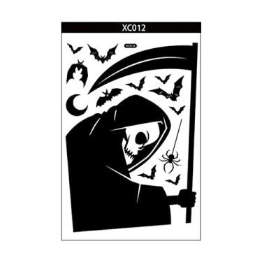 Imagem de Sticker de Janela Halloween Vidro Assustador Sinistro Adesivo Lado para Decoração Traje