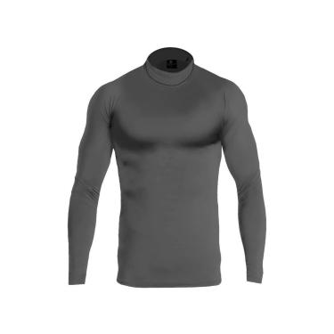 Imagem de Camisa Térmica Manga Longa Gola Alta Segunda Pele MISTA Proteção UV-Masculino