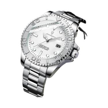 Imagem de Relógio De Quartzo Masculino POEDAGAR De Luxo À Prova d'Água Em Aço In