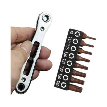 Imagem de Conjunto De Chaves De Fenda Angulares De 90 Graus Com Catraca E Soquet