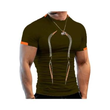 Imagem de Camiseta Masculina De Secagem Rápida E Respirável Para Academia, Roupa