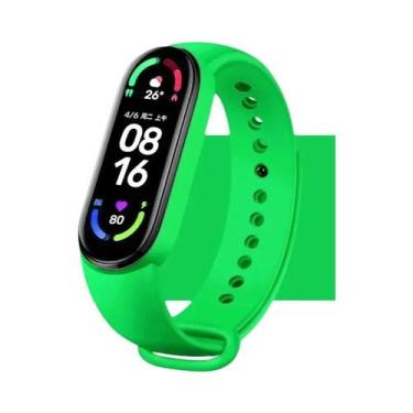 Imagem de Pulseira De Silicone Para Xiaomi Mi Band 4 5 6 7, Pulseira Esportiva M