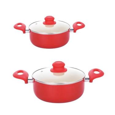Imagem de Kit 2 Caçarola Revestimento Cerâmico Rubi 1.8Mm 20 E 24Cm - Class Home