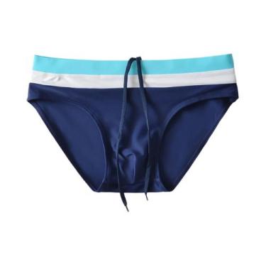 Imagem de Sunga De Natação Masculina Adulta Para Competição, Design Triangular, 