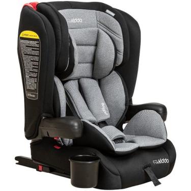 Imagem de Cadeirinha para Carro Kiddo Active Isofix 9-36 kg Cinza Preta 588ACP