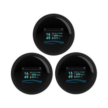 Imagem de Sensor De Gás Natural 2.4G Wifi Com Alarme Inteligente Tuya E Display 