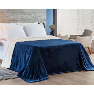 Imagem de Cobertor Casal Queen Dupla Face Manta Felpudo Macio Alaska - Bia Enxov