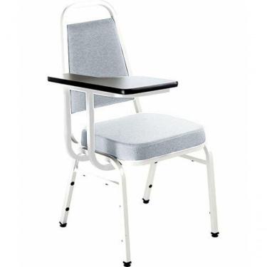 Imagem de Cadeira Universitária Empilhável Linha Hotel Plus Cinza