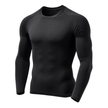 Imagem de camisa masculina térmica proteção UV segunda pele-Masculino