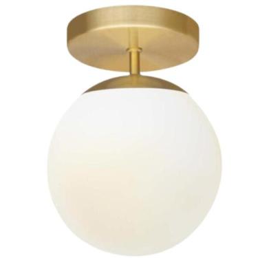 Imagem de Luminária 13cm Globo Vidro Jabuticaba Arandela Parede Teto Gimpo GM13,