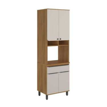 Imagem de Torre Quente Cozinha 1 Forno 1 Gav 4 Ptas Serena Bertolini Lunar Grey/carvalho Xingu