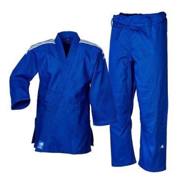 Imagem de Kimono Judô adidas Training J500NL Infantil Azul -, Azul, 140