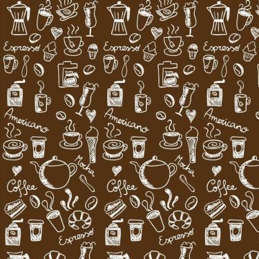 Imagem de Papel De Parede Café Americano Autocolante Sala Quarto