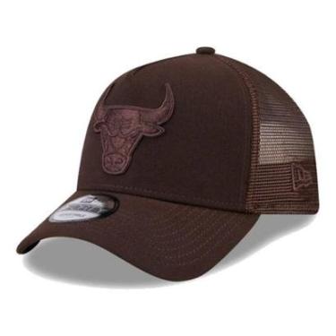Imagem de Boné New Era 940AF NBA Chicago Bulls Trucker Tonal Brown-Masculino