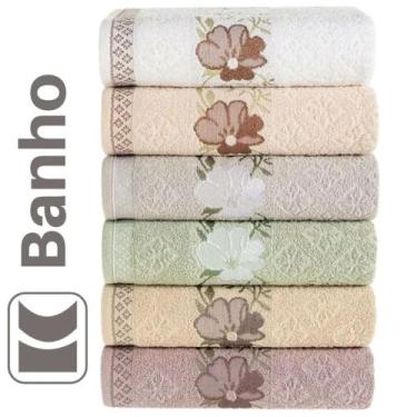 Imagem de Toalha De Banho Karsten Yuna 100% Algodão, Rosa