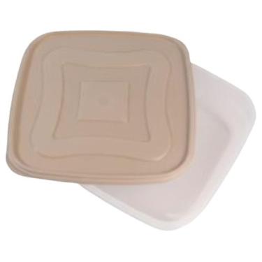 Imagem de Travessa Quadrada com Tampa Camurça - Giotto