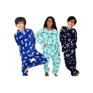 Imagem de Pijama Infantil Moletinho Inverno Estampado Formosa Menina 6573F, 1, D
