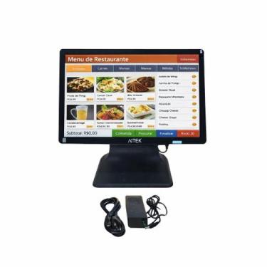 Imagem de Monitor Duplo Led 15.6 11,6Touchscreen Ponto de Venda Aitek