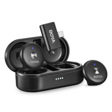 Imagem de Sistema Microfone De Lapela Boya Omic-u Usb Tipo C Preto