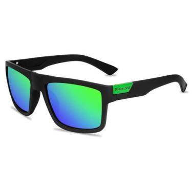 Imagem de Óculos de Sol Masculino Esportivo Polarizado UV400 Quadrado Vinkin , V