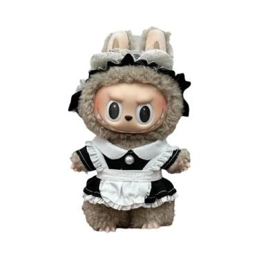 Imagem de Mini Pingente De Roupa Fofo Labubu Para Boneca De Pelúcia De 15-17cm -