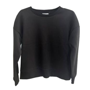 Imagem de CASACO MOLETOM PRETO P BASIC+