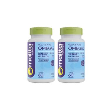 Imagem de Kit 2x Ômega 3 EPA-DHA 1000mg 2x60 cápsulas Maltta Nutrition-Unissex