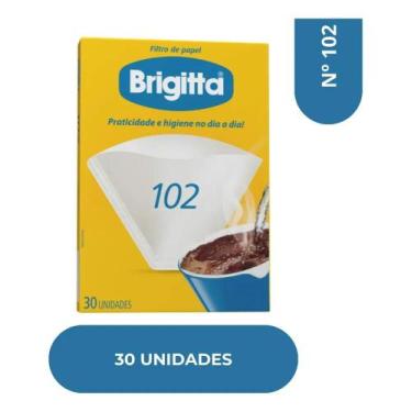 Imagem de Filtro descartável para café Brigitta 102 Com 30 unidades