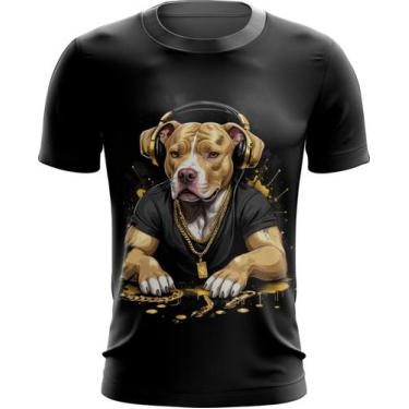Imagem de Camiseta Dryfit Pitbull com Headphones 10 - Kasubeck Store®, Baby Look
