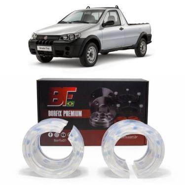 Imagem de Par Buffer Urethane Dianteiro Fiat Strada (2009 ATÉ 2014) - Borfix